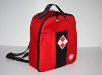 Pilot bag BORN TO FLY Logo Red